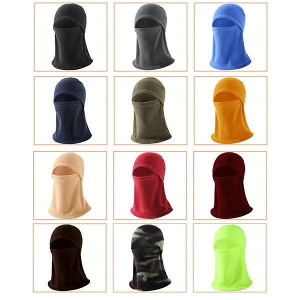 Fleece face mask neck protection, cold-proof and warm