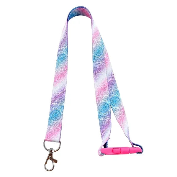 Polyester Lanyards With Buckle