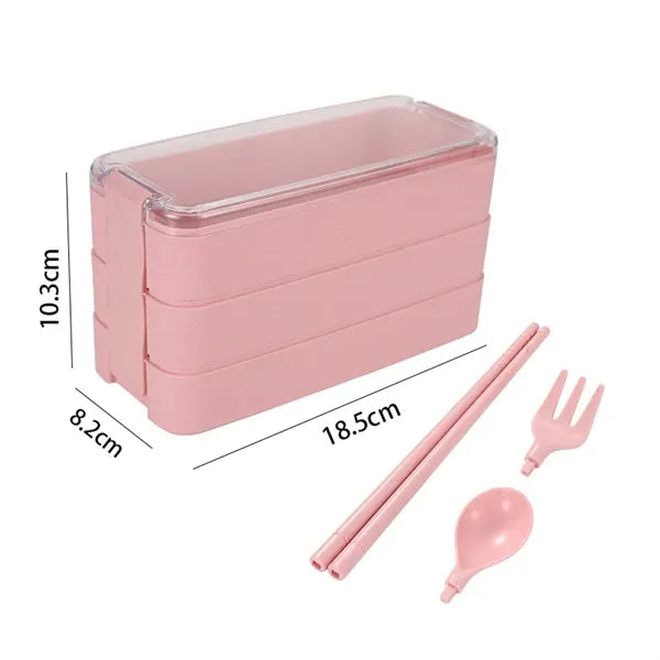 900ml Wheat Straw Lunch Bento Box