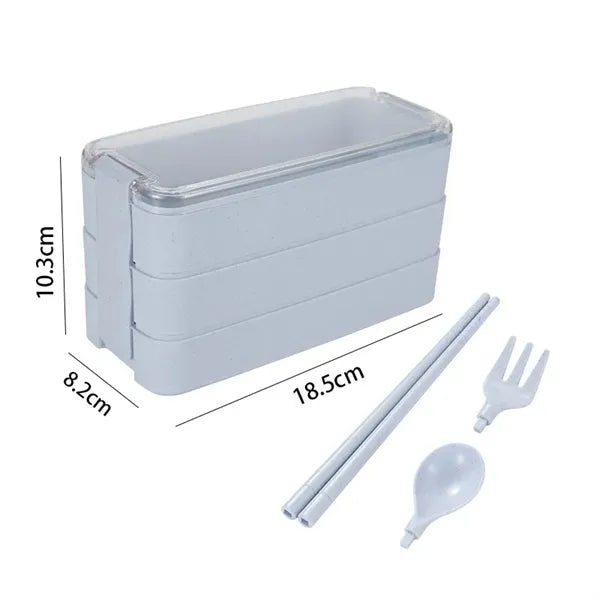 900ml Wheat Straw Lunch Bento Box