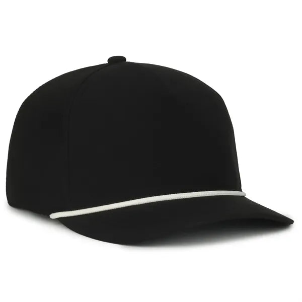 5 Panel Cap With Slight Pre-Curved Visor