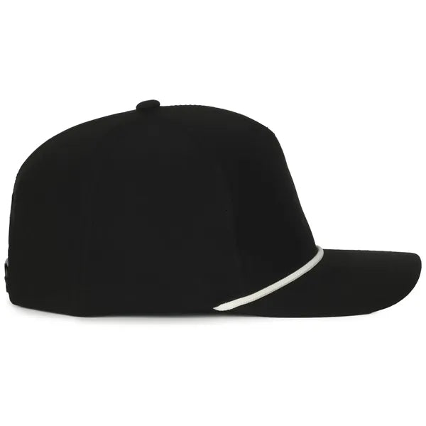 5 Panel Cap With Slight Pre-Curved Visor