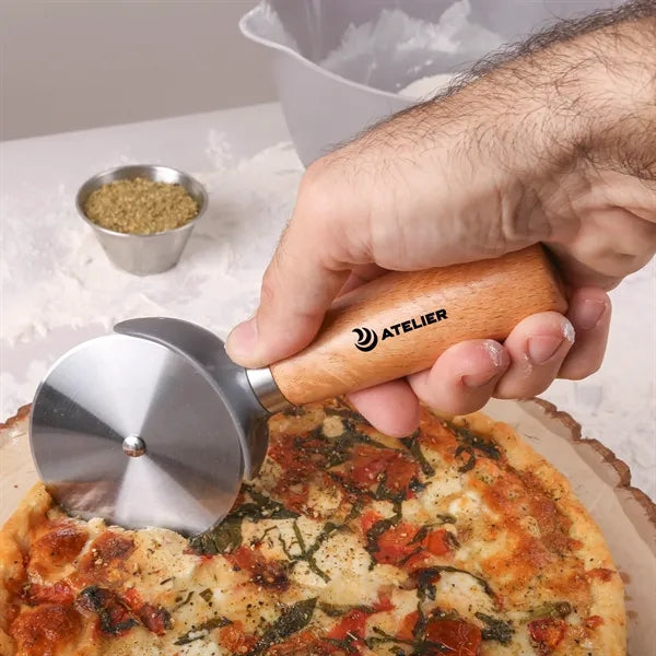 ReGen Beechwood Pizza Cutter