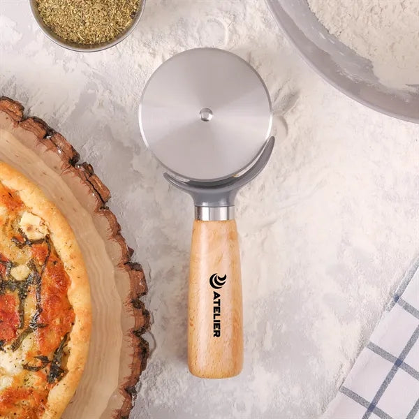 ReGen Beechwood Pizza Cutter