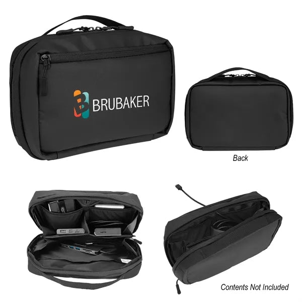 RPET Tech Pouch With Easy Cord Access