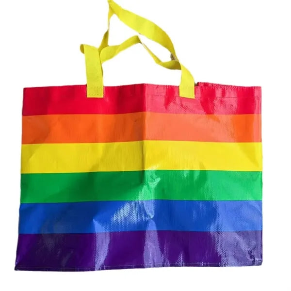 Rainbow PP woven Grocery Bags
