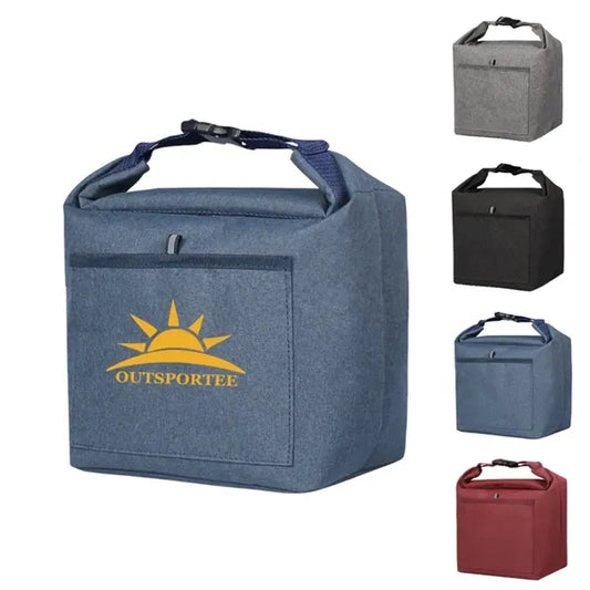 Durable Roll-Top Insulated Lunch Tote Bag for Work & Travel