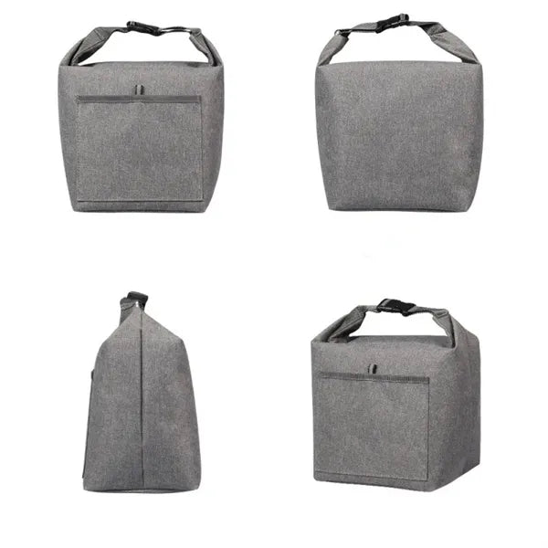 Durable Roll-Top Insulated Lunch Tote Bag for Work & Travel