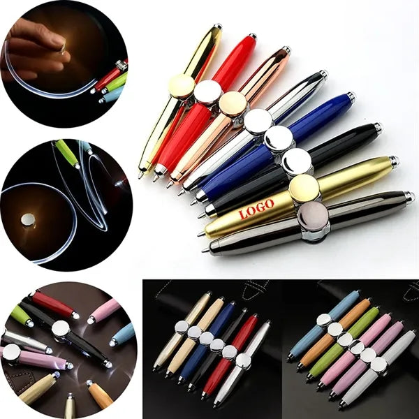 Fidget Spinner Luminous Ballpoint Pen