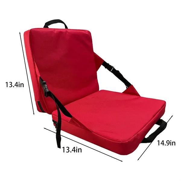 Stadium Seat Cushion With Backrest For Beach Chair