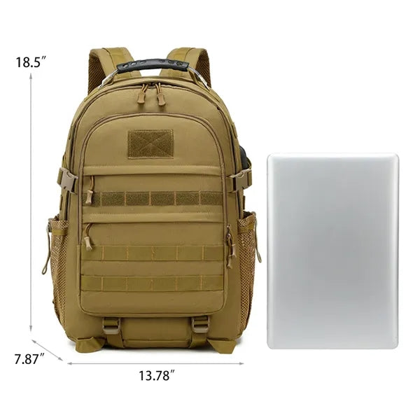 Camping Backpack with USB Charging Port