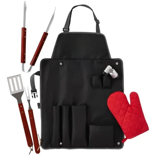 7 Pieces BBQ Apron Set