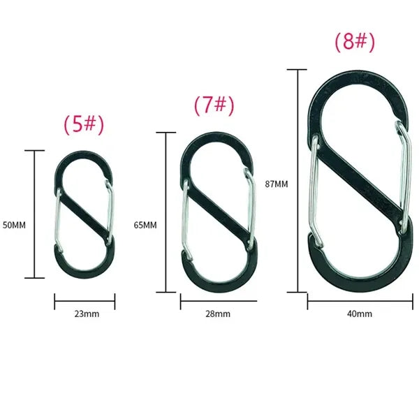 Aluminum Alloy S-shaped Carabiner