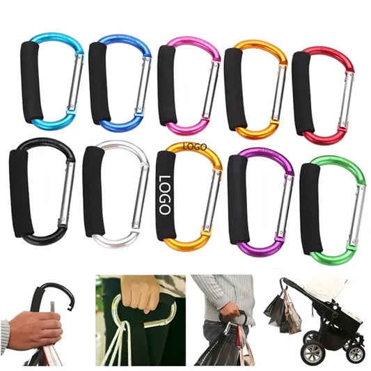 Gaint Aluminum Carabiner Clip / Stroller Hook