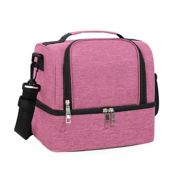 Insulated Double Deck Design Lunch Bag