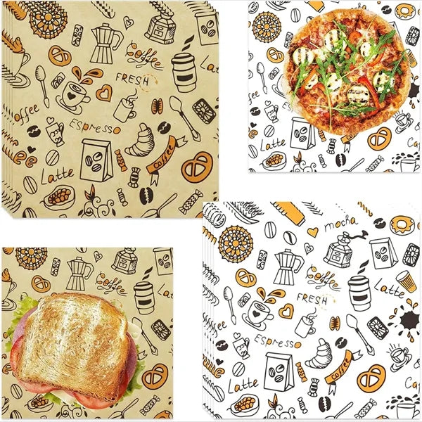 Customize Food Wrapping Or Hamburger Paper