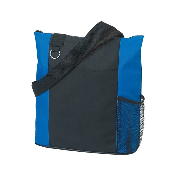 Oxford Tote Bag W/ Zipper Closure