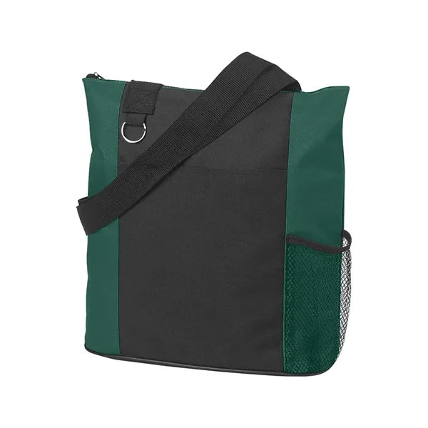 Oxford Tote Bag W/ Zipper Closure
