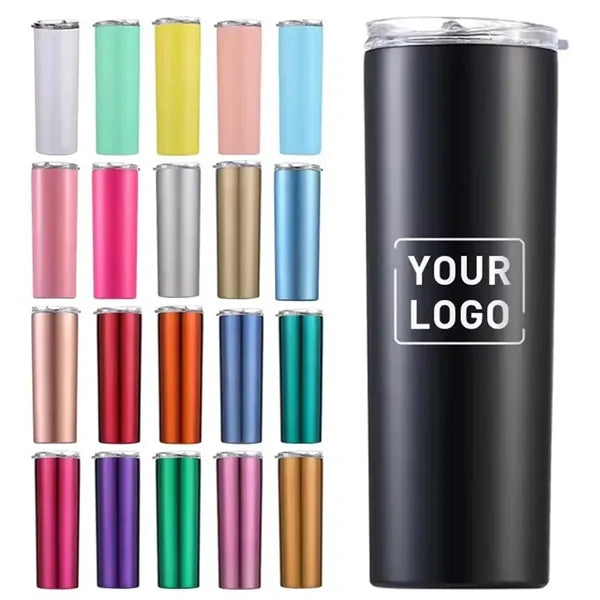 20 Oz.Skinny Stainless Steel Vacuum Insulated Tumblers