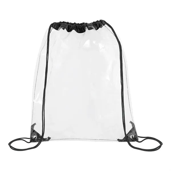 Clear PVC Drawstring Backpack