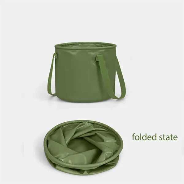 Portable Outdoor PVC Camping Collapsible Water Bucket