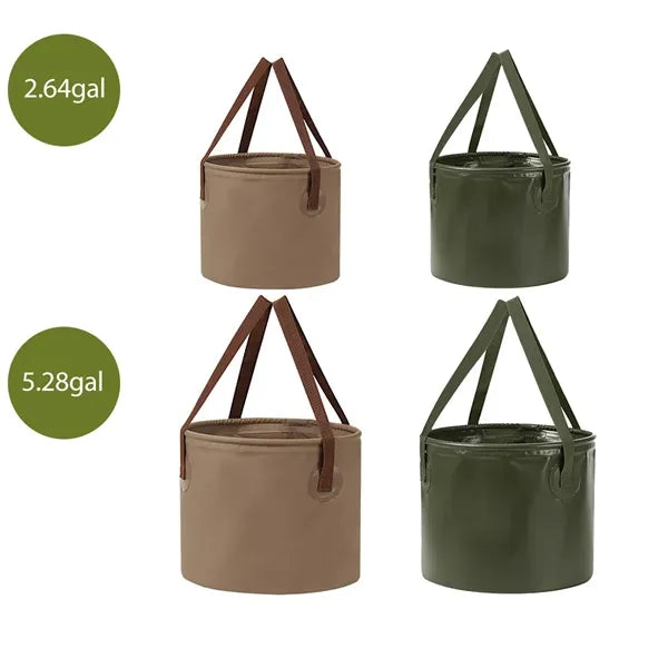 Portable Outdoor PVC Camping Collapsible Water Bucket