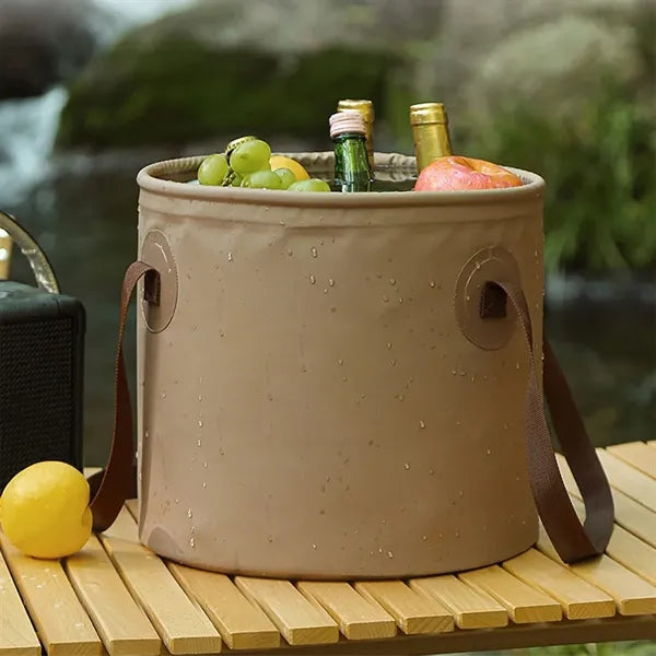 Portable Outdoor PVC Camping Collapsible Water Bucket