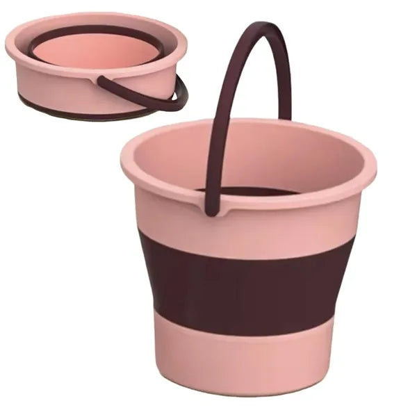 Portable Collapsible Round Bucket for Camping & Storage