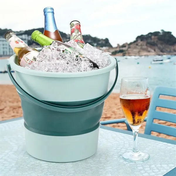 Portable Collapsible Round Bucket for Camping & Storage