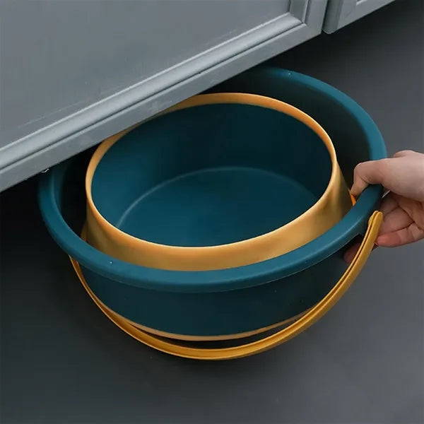 Portable Collapsible Round Bucket for Camping & Storage