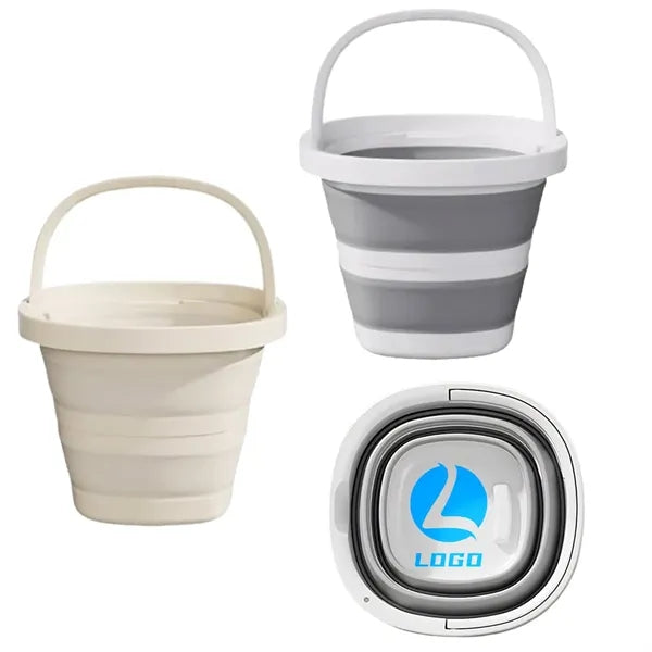 Collapsible Camping Beach Bucket with Handle