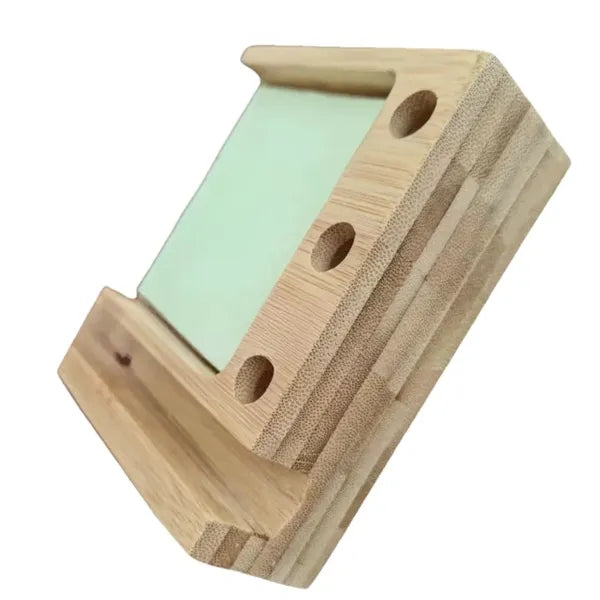 Wooden Desk Storage Pen&Phone Holder