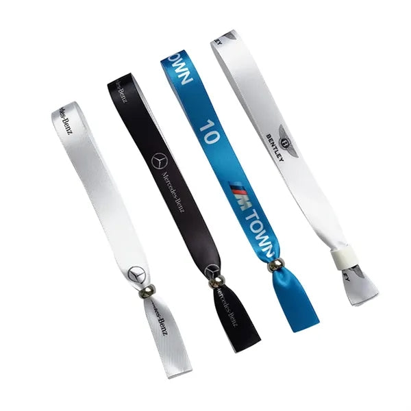 1/2" Full Color Sublimated Event Wristbands w/ Locking Bead