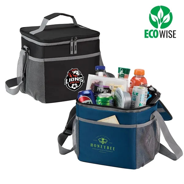 RPET 15-Can Cooler Bag, Lunch-Travel Tote, Eco-Wise
