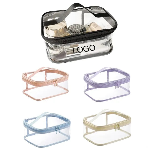 Transparent Travel Cosmetics Pouch
