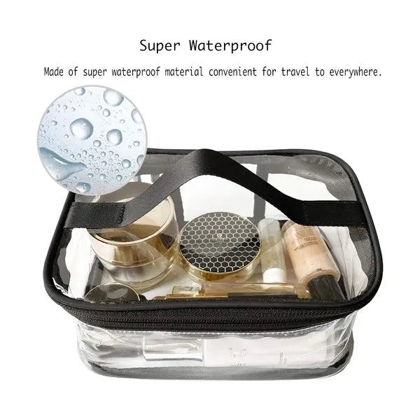 Transparent Travel Cosmetics Pouch