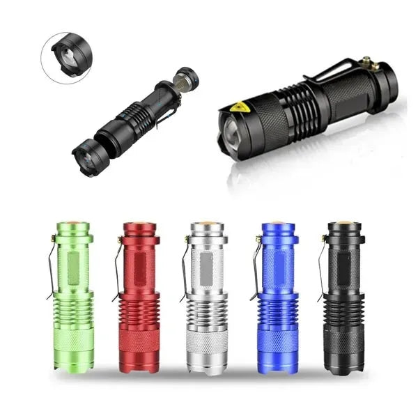 Adjustable Focus Zoomable Flashlight