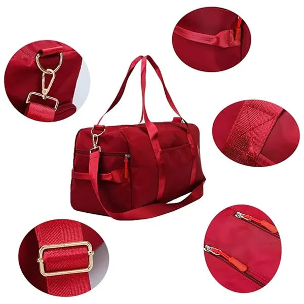 Large Capacity Sports Travel Gym Bag with Shoe Compartment