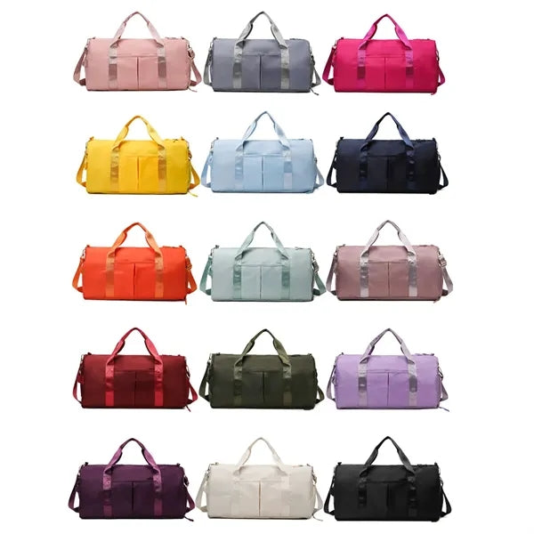 Large Capacity Sports Travel Gym Bag with Shoe Compartment
