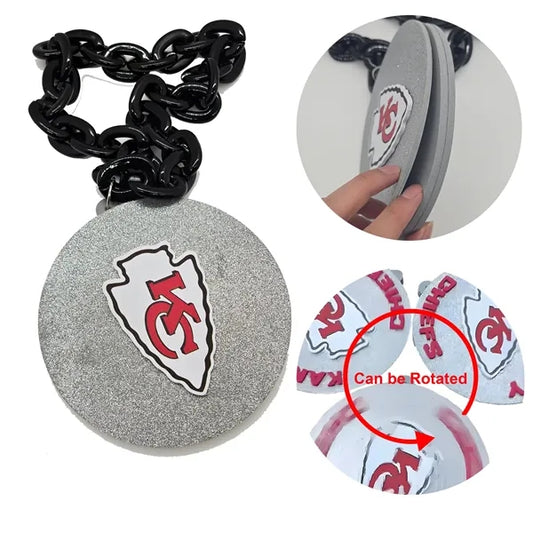 Rotatable EVA Material Necklace