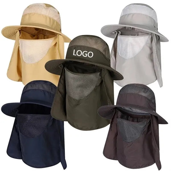 Fishing Wide Brim Hat with Face & Neck Cover