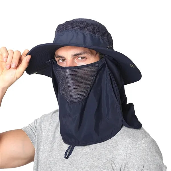 Fishing Wide Brim Hat with Face & Neck Cover