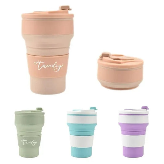 12oz Collapsible Silicone Travel Folding Cup