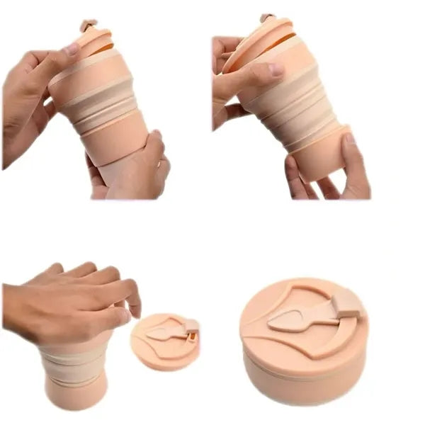 12oz Collapsible Silicone Travel Folding Cup