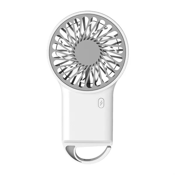 USB Rechargeable Handheld Fan w/ Hook