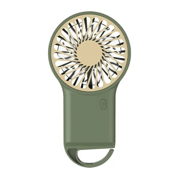 USB Rechargeable Handheld Fan w/ Hook