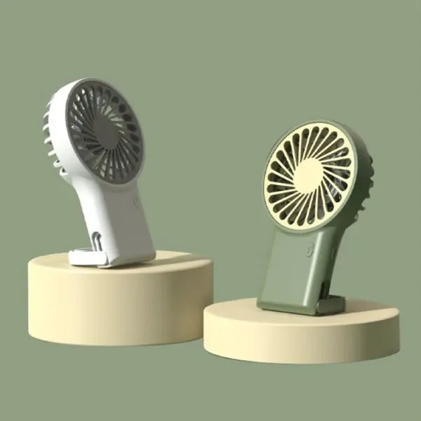 USB Rechargeable Handheld Fan w/ Hook