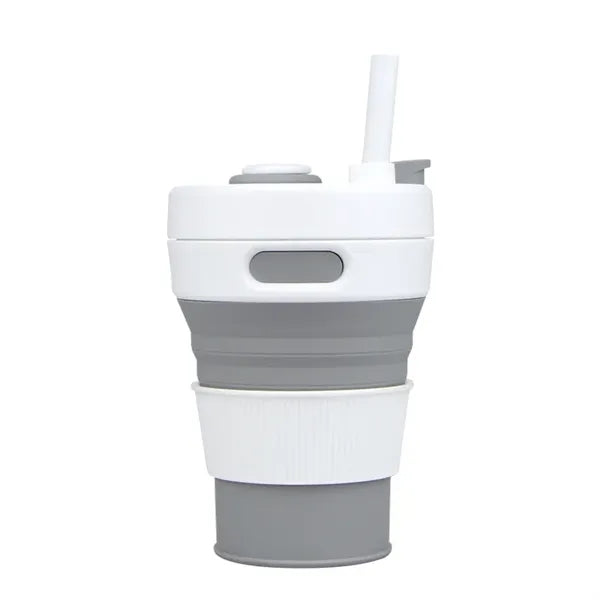Collapsible Silicone Folding Cup with Lids