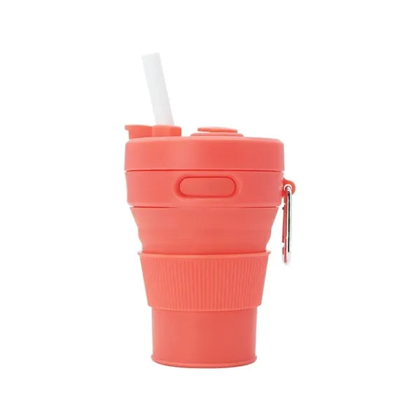 Collapsible Silicone Folding Cup with Lids