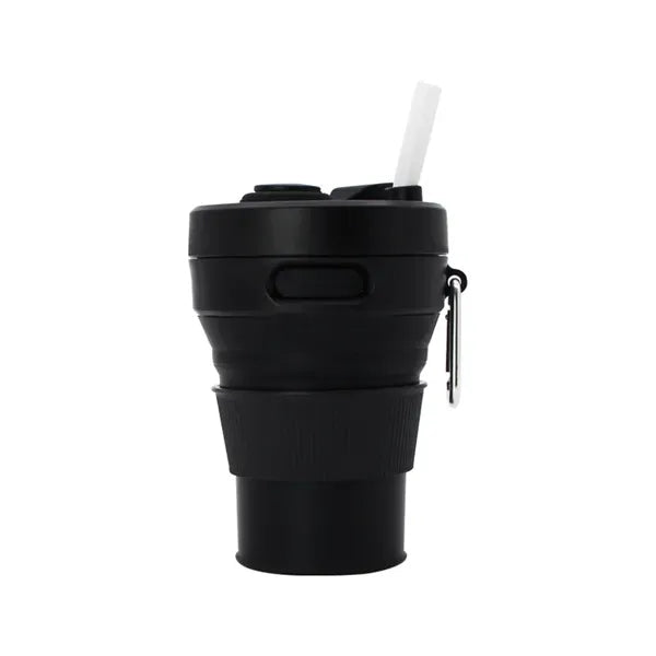 Collapsible Silicone Folding Cup with Lids